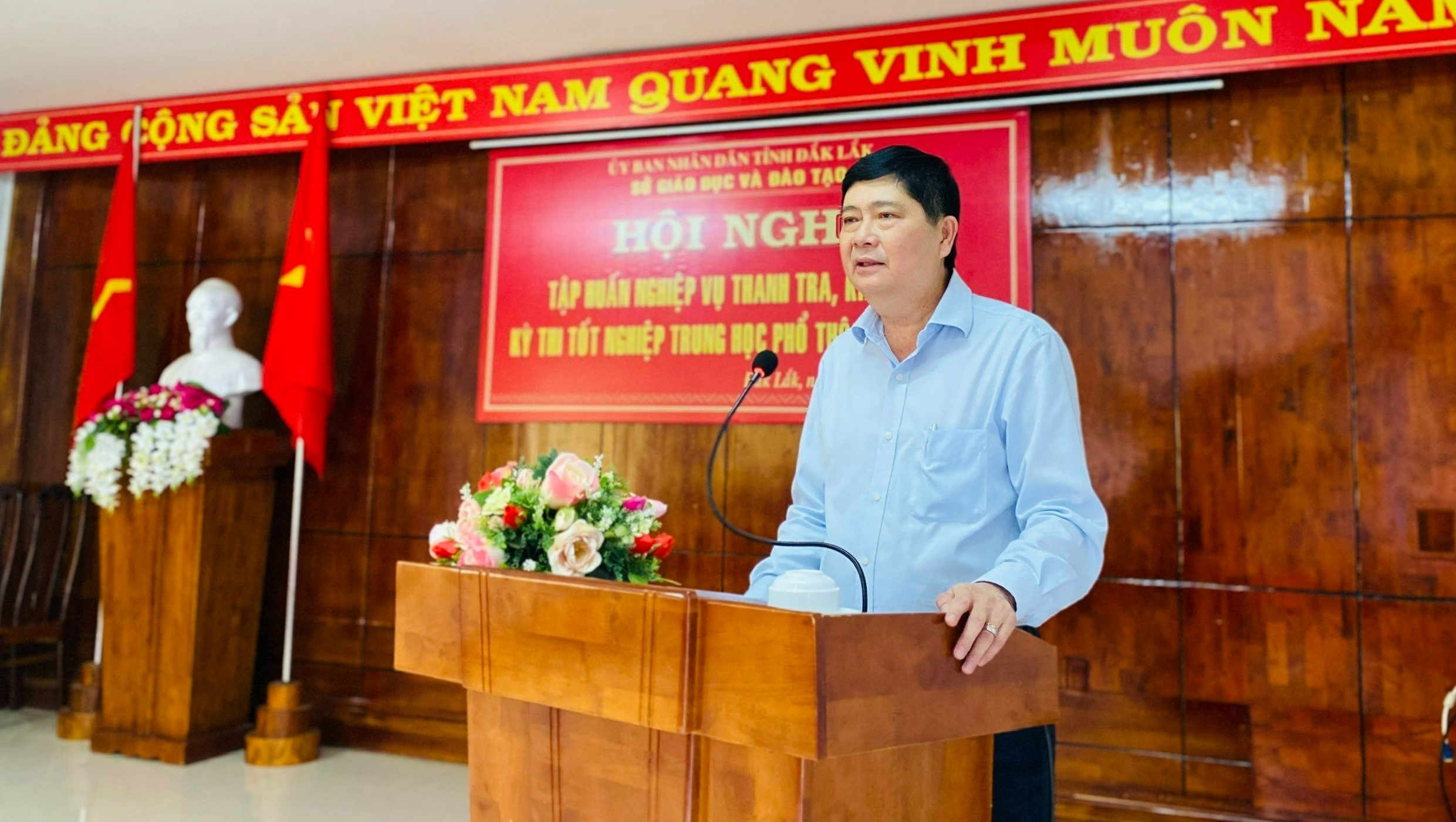 Tập huấn nghiệp vụ thanh tra, kiểm tra Kỳ thi tốt nghiệp THPT năm 2023