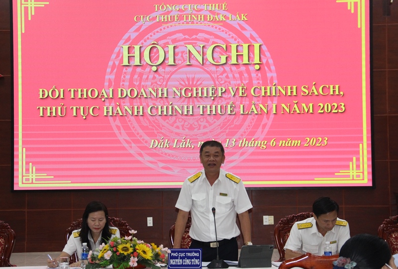 Đối thoại với doanh nghiệp về chính sách, thủ tục hành chính thuế  lần thứ 1