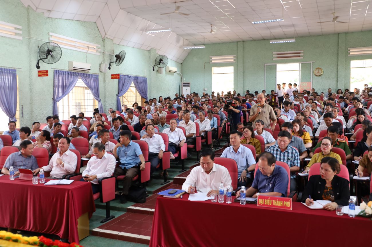 Đoàn Đại biểu Quốc hội tỉnh tiếp xúc cử tri TP. Buôn Ma Thuột