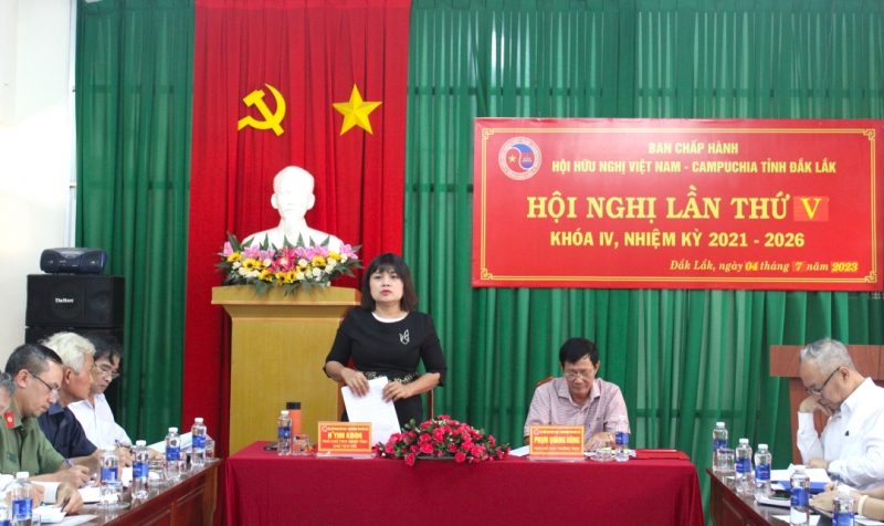 Hội Hữu nghị Việt Nam – Campuchia tỉnh  triển khai nhiệm vụ 6 tháng cuối năm 2023.