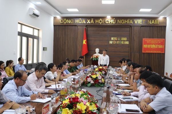 Huyện Krông Ana họp phiên thường kỳ tháng 6 năm 2023