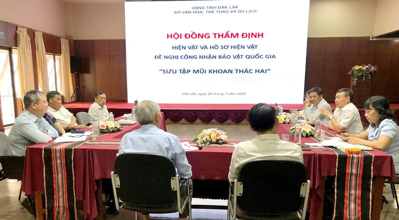 Lập hồ sơ "Sưu tập mũi khoan Thác Hai" đề nghị công nhận là bảo vật quốc gia