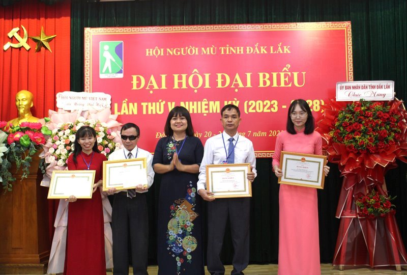 Đại hội đại biểu Hội người mù tỉnh Đắk Lắk lần thứ V, nhiệm kỳ 2023 – 2028