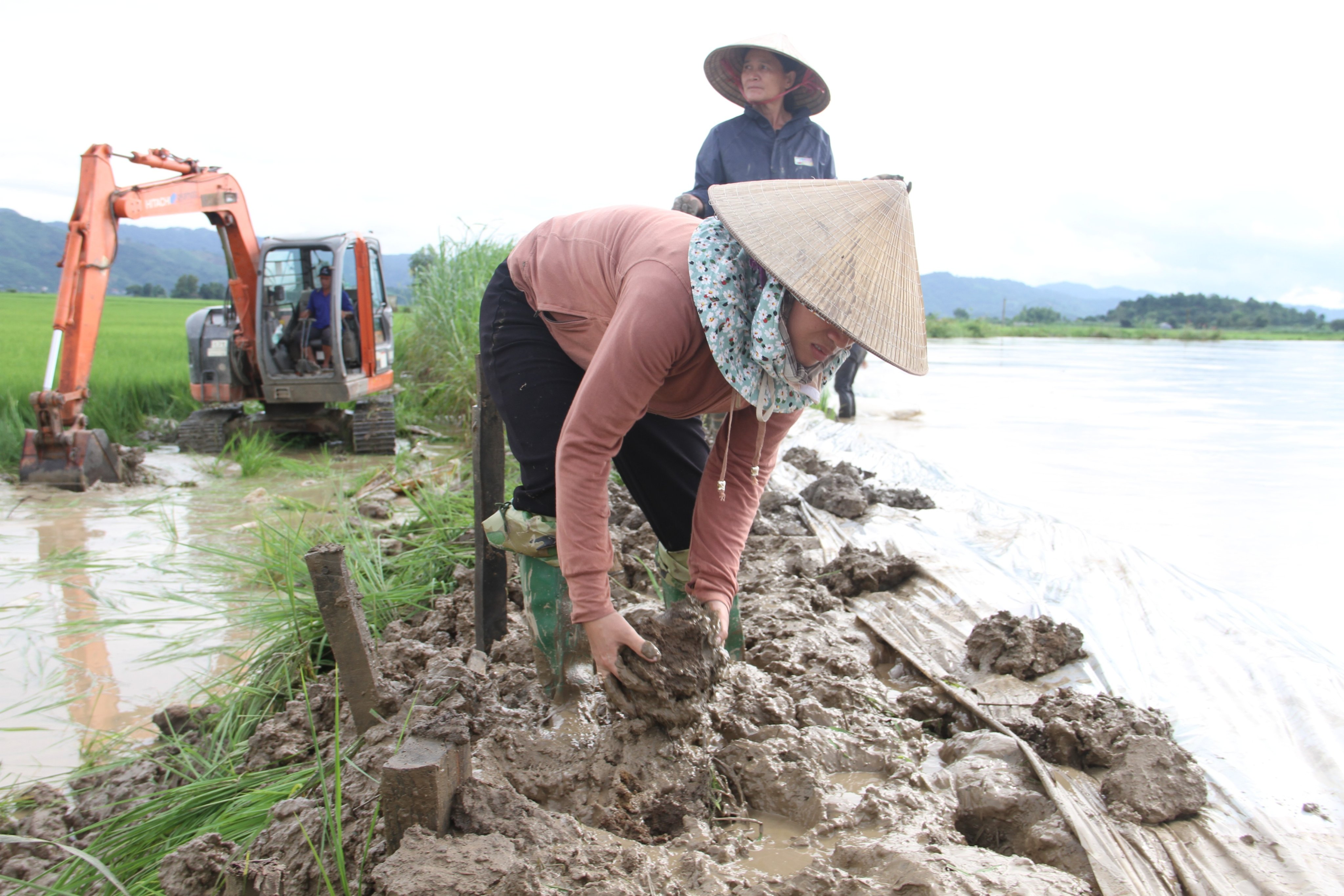 Nhiều địa phương bị ngập lụt, thiệt hại nặng nề do mưa kéo dài