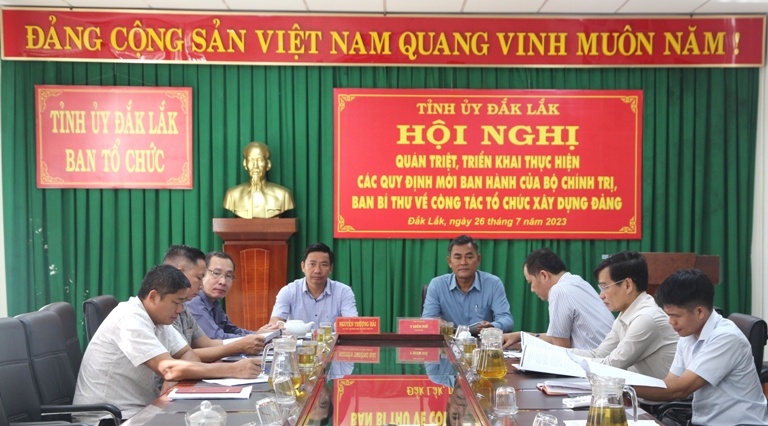 Góp ý vào dự thảo bổ sung, sửa đổi quy định của Ban Bí thư