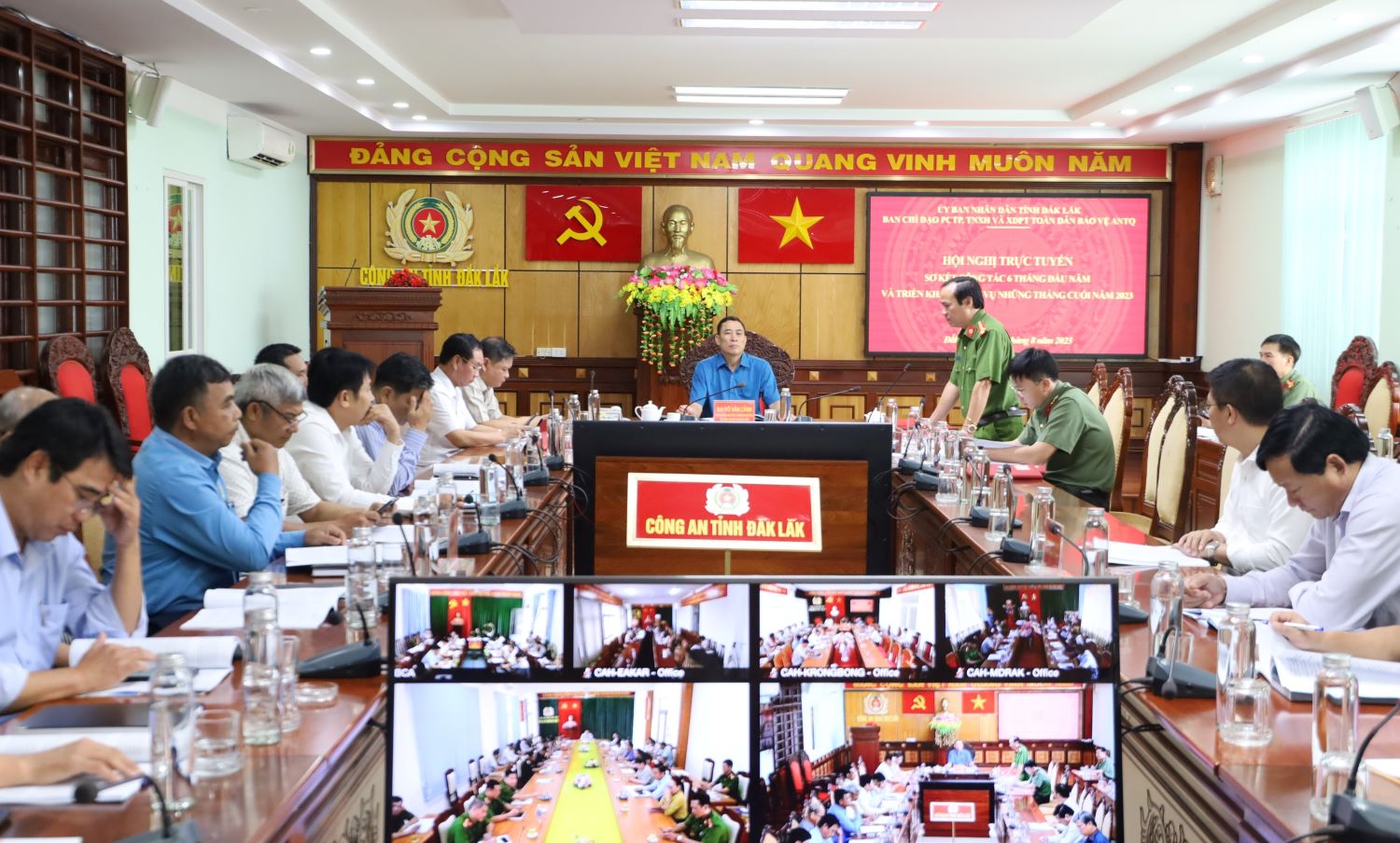 Tăng cường công tác phòng chống tội phạm, tệ nạn xã hội và xây dựng phong trào toàn dân bảo vệ an ninh Tổ quốc