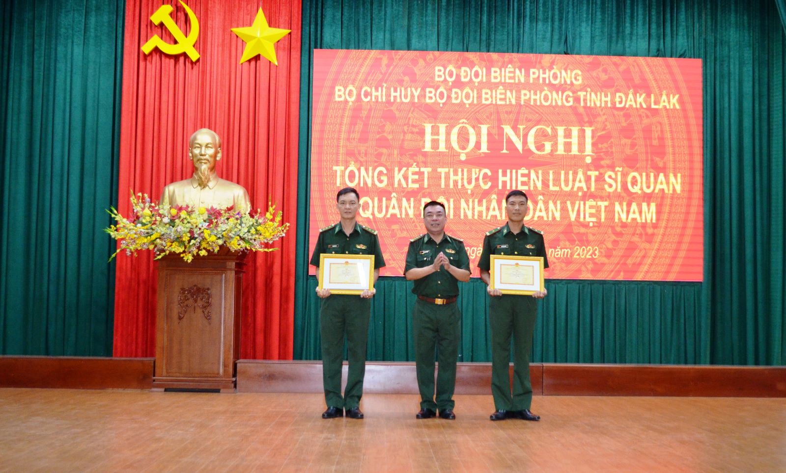 Bộ đội Biên phòng tỉnh tổng kết thực hiện Luật Sĩ quan Quân đội Nhân dân Việt Nam