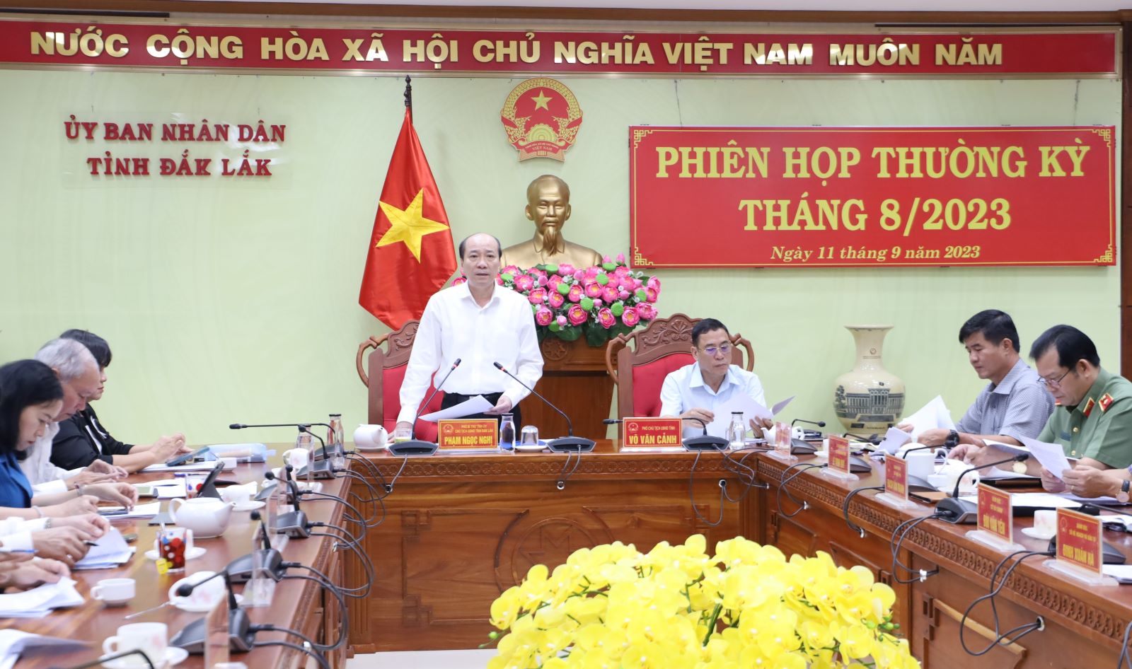 UBND tỉnh họp Phiên thường kỳ tháng 8/2023