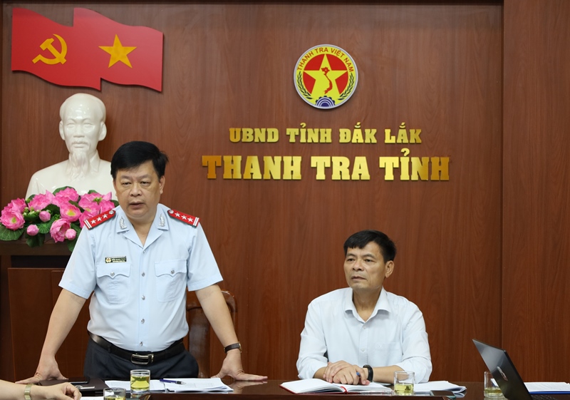 Kiểm tra công tác cải cách hành chính tại Thanh tra tỉnh