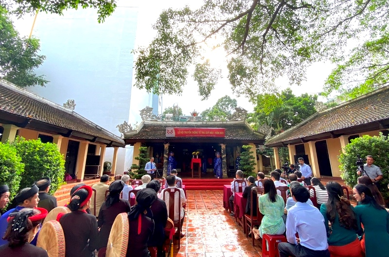 Lễ Tế Thu Qúy Mão- Năm 2023 tại Di tích lịch sử Quốc gia Đình Lạc Giao