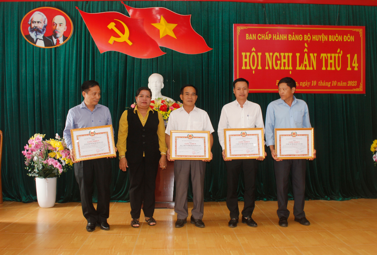 Hội nghị Ban chấp hành Đảng bộ huyện Buôn Đôn lần thứ 14