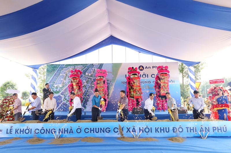 Khởi công Dự án nhà ở chung cư xã hội tại Khu đô thị Ân Phú