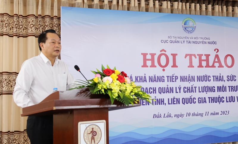 Xây dựng kế hoạch quản lý chất lượng môi trường nước mặt trên các sông liên tỉnh thuộc lưu vực sông Sêrêpốk.