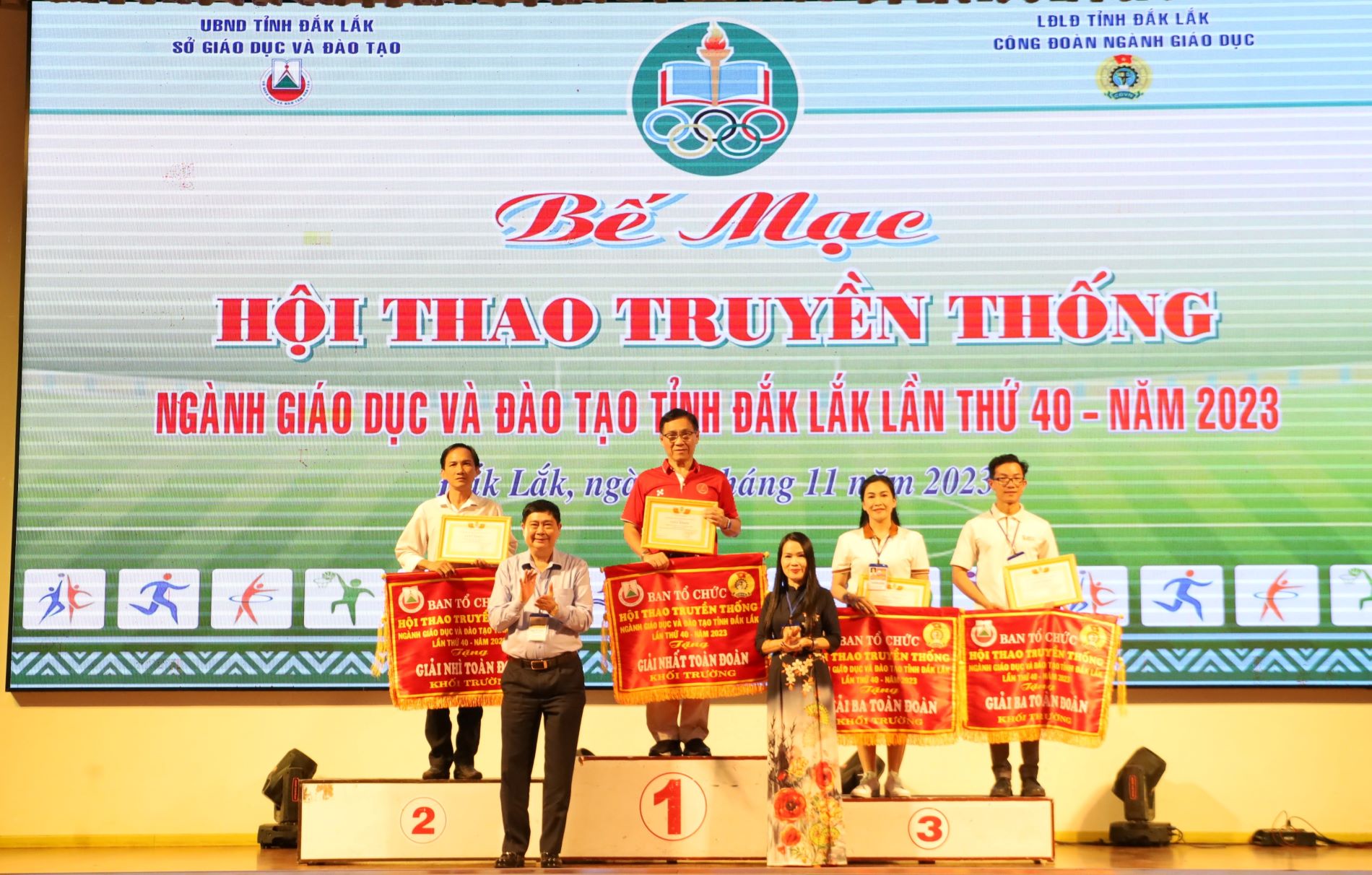Bế mạc Hội thao truyền thống ngành Giáo dục và Đào tạo tỉnh Đắk Lắk lần thứ 40 - năm 2023