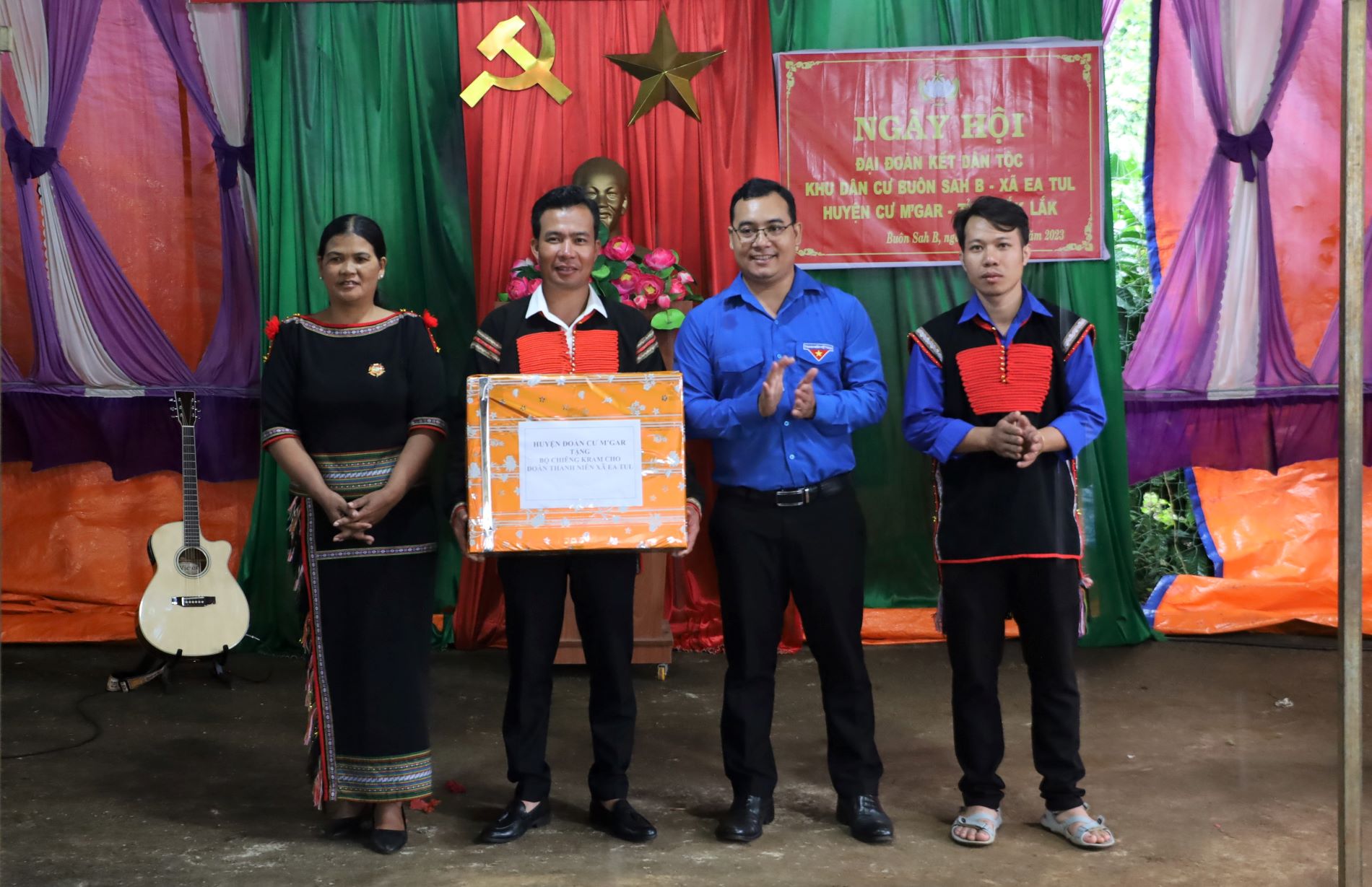 Ngày hội Đại đoàn kết dân tộc khu dân cư buôn Sah B, xã Ea Tul, huyện Cư M’gar