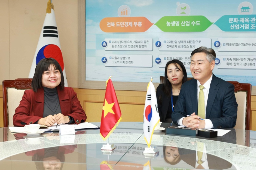 Đắk Lắk tăng cường hợp tác nhiều lĩnh vực với tỉnh Jeollabuk -Hàn Quốc