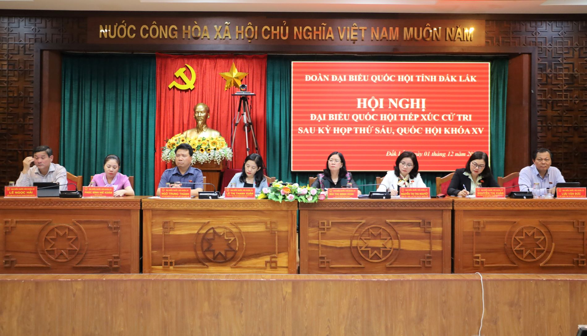 Đoàn Đại biểu Quốc hội tỉnh Đắk Lắk tiếp xúc cử tri sau Kỳ họp thứ 6, Quốc hội khóa XV