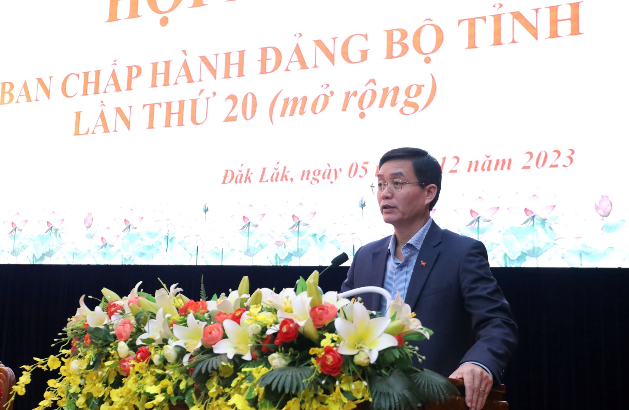 Khai mạc Hội nghị Ban Chấp hành Đảng bộ tỉnh lần thứ 20 (mở rộng)