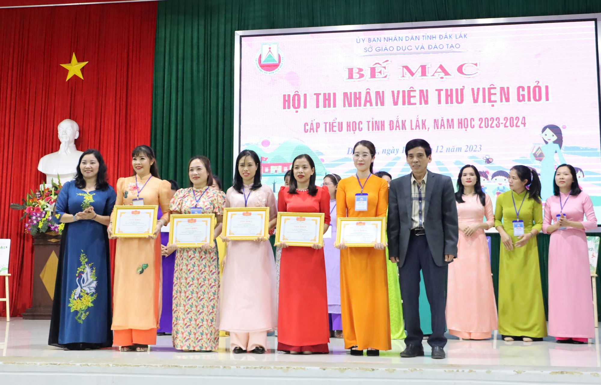 Bế mạc Hội thi Nhân viên thư viện giỏi cấp tiểu học tỉnh Đắk Lắk năm học 2023-2024