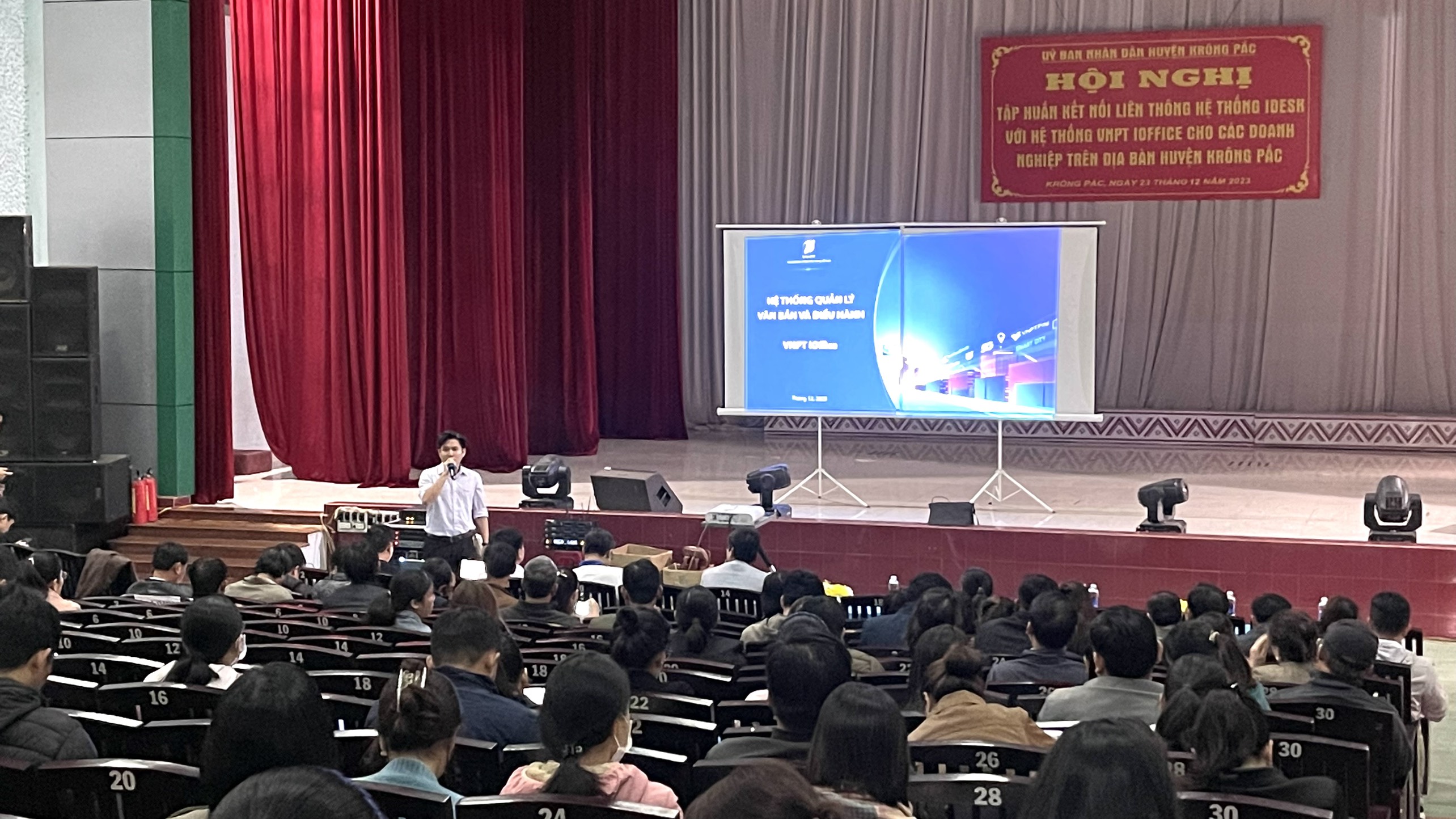 Huyện Krông Pắc liên thông VNPT Ioffice với hệ thống iDesk phục vụ doanh nghiệp