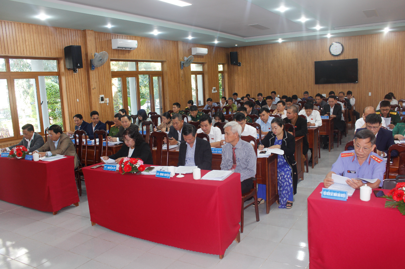 Kỳ họp thứ 7 HĐND huyện Buôn Đôn khóa VI, nhiệm kỳ 2021 – 2026