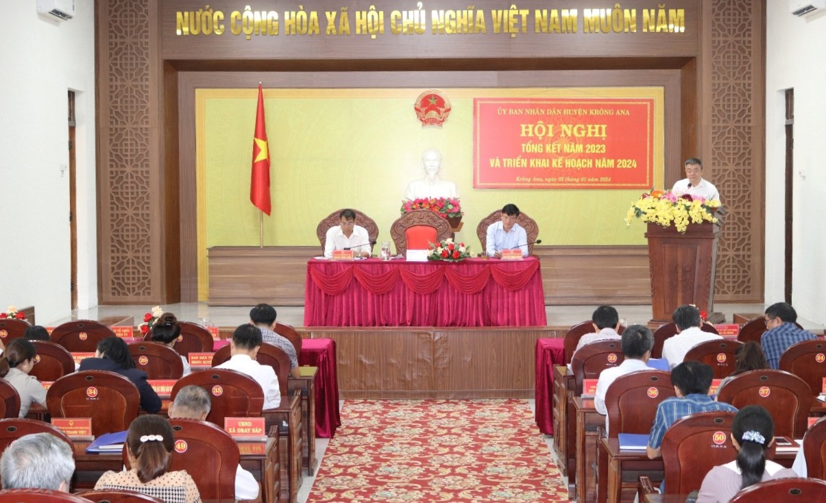 UBND huyện Krông Ana tổng kết nhiệm vụ năm 2023