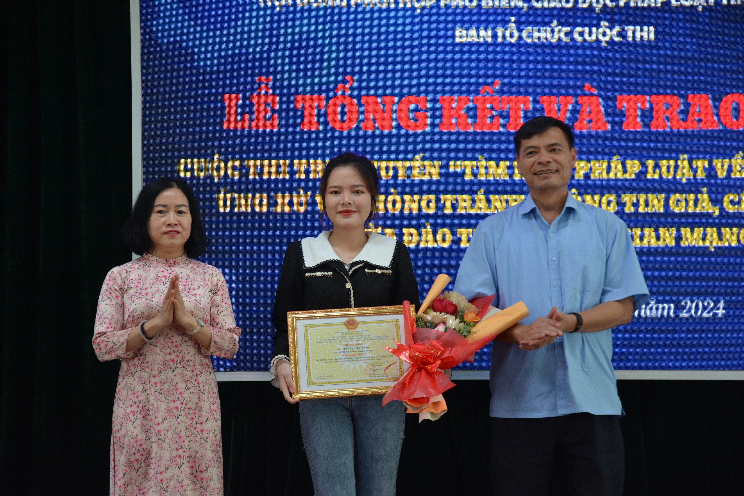 36 thí sinh đạt giải Cuộc thi trực tuyến “Tìm hiểu pháp luật về an ninh mạng”