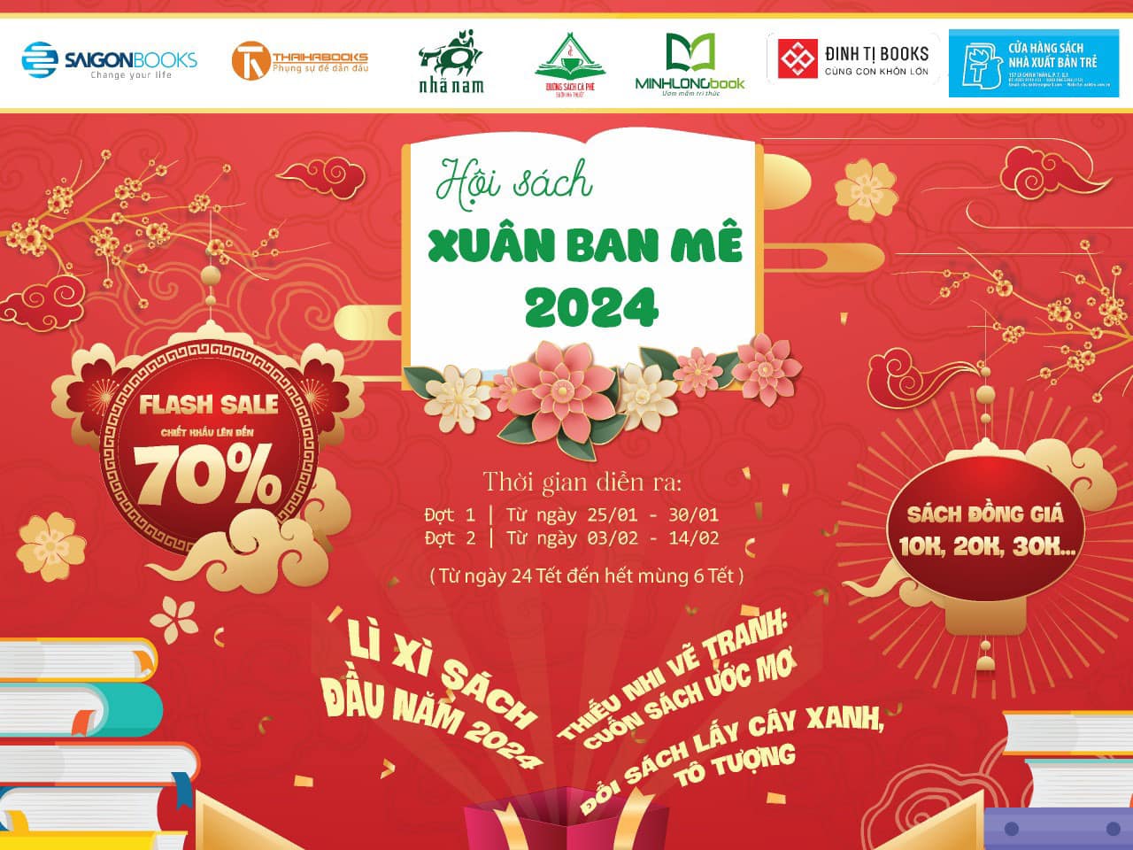 Sẽ ra mắt không gian sách cộng đồng tại Hội Sách Xuân Ban Mê 2024