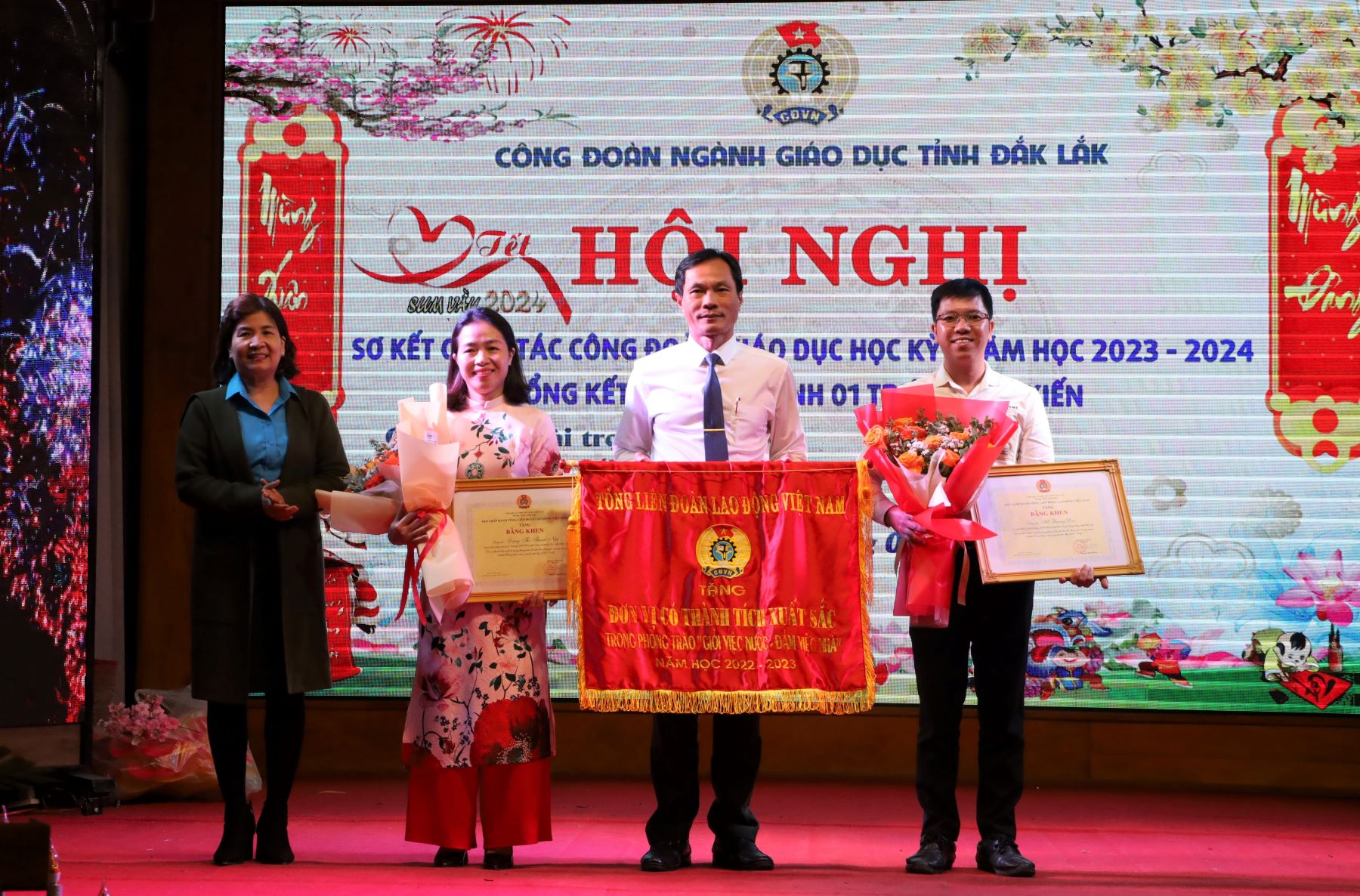 Công đoàn ngành Giáo dục tỉnh sơ kết công tác học kỳ I năm học 2023-2024