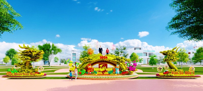 Thành phố Buôn Ma Thuột chỉnh trang đô thị chuẩn bị đón Tết Nguyên đán Giáp Thìn 2024