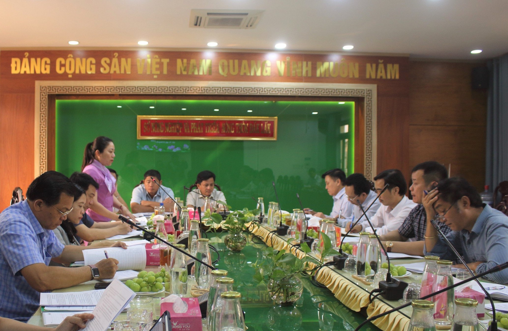 Đoàn đại biểu Quốc hội tỉnh giám sát tại Sở Nông nghiệp và Phát triển nông thôn