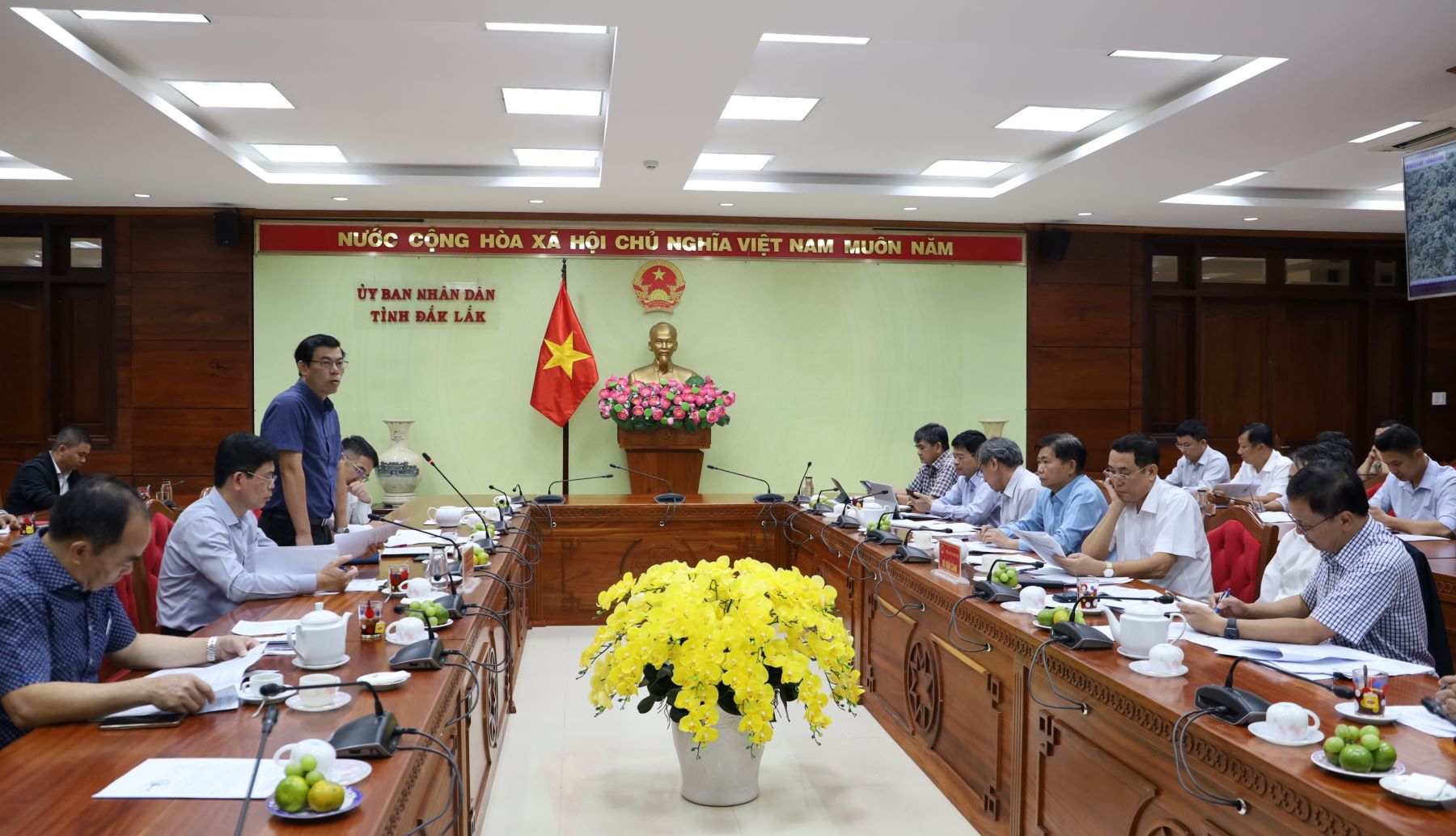 Đoàn công tác của Bộ Giao thông vận tải làm việc với UBND tỉnh Đắk Lắk về Dự án đường bộ cao tốc Khánh Hòa - Buôn Ma Thuột
