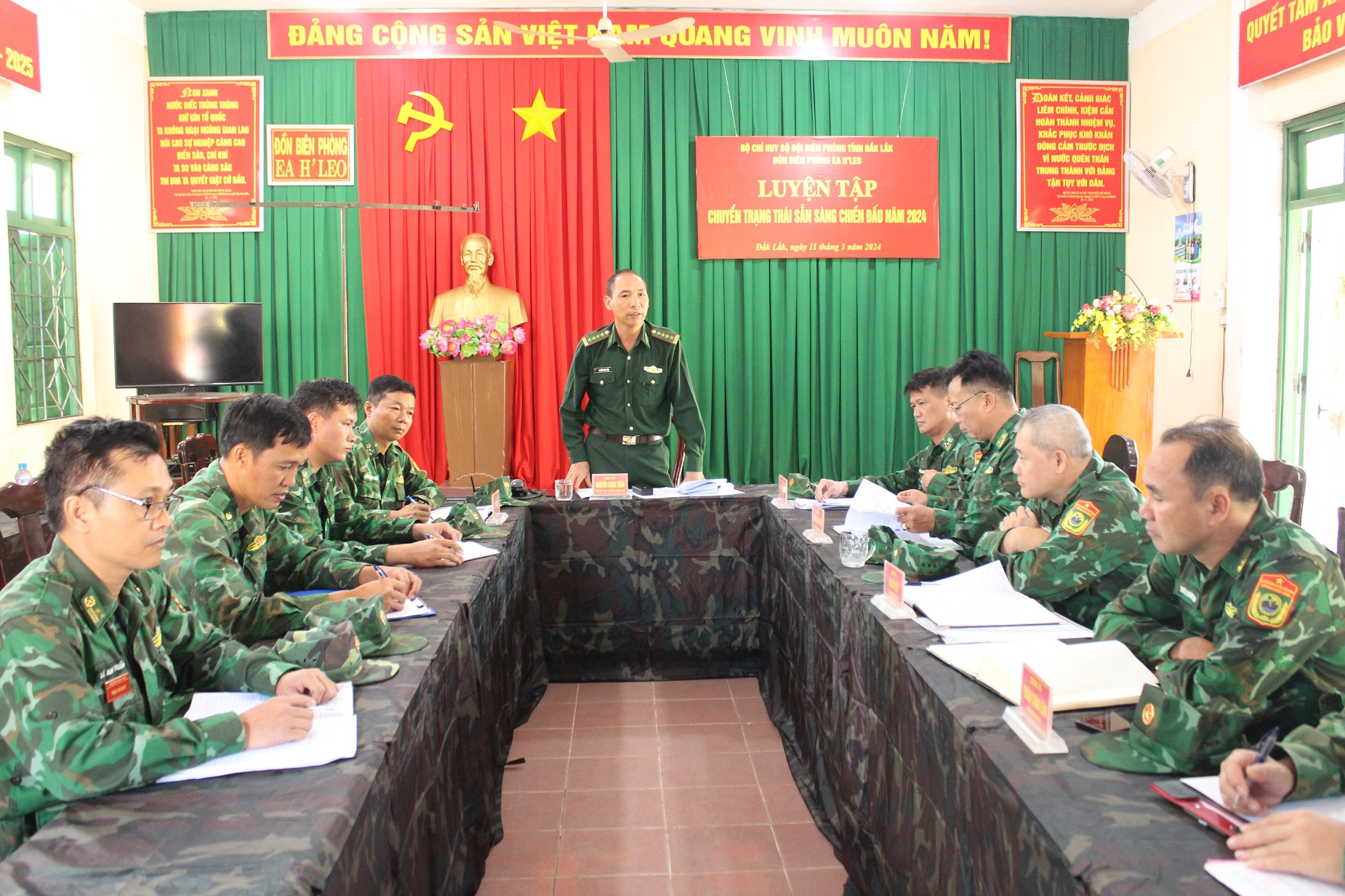 Bộ đội Biên phòng Đắk Lắk nâng cao khả năng sẵn sàng chiến đấu