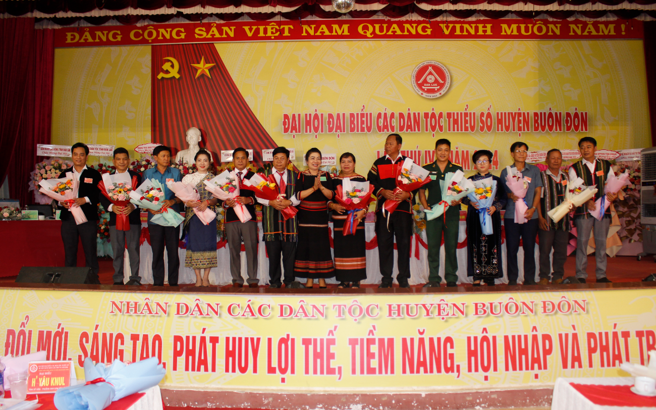 Đại hội Đại hội đại biểu các dân tộc thiểu số huyện Buôn Đôn lần thứ IV năm 2024