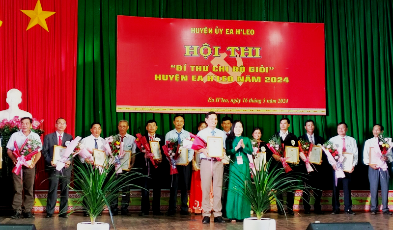Hội thi Bí thư Chi bộ giỏi huyện Ea H’Leo năm 2024