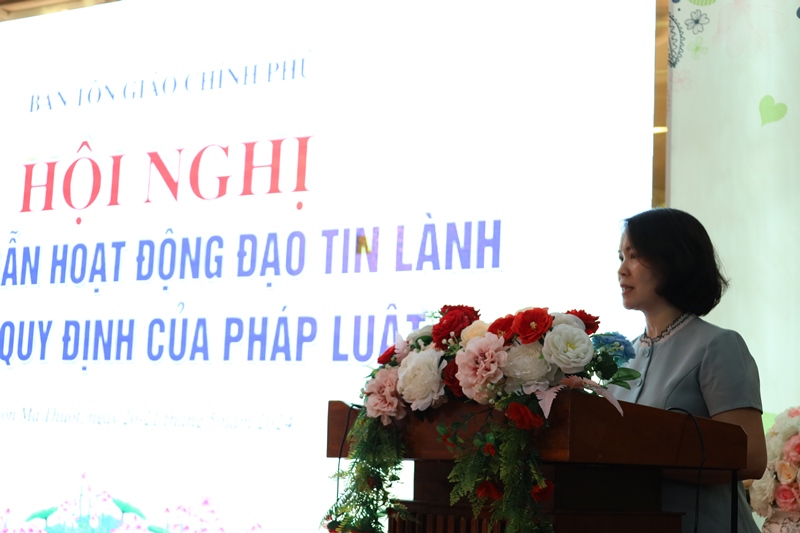 Ban Tôn giáo Chính phủ hướng dẫn hoạt động đạo Tin Lành theo quy định của pháp luật tại Đắk Lắk