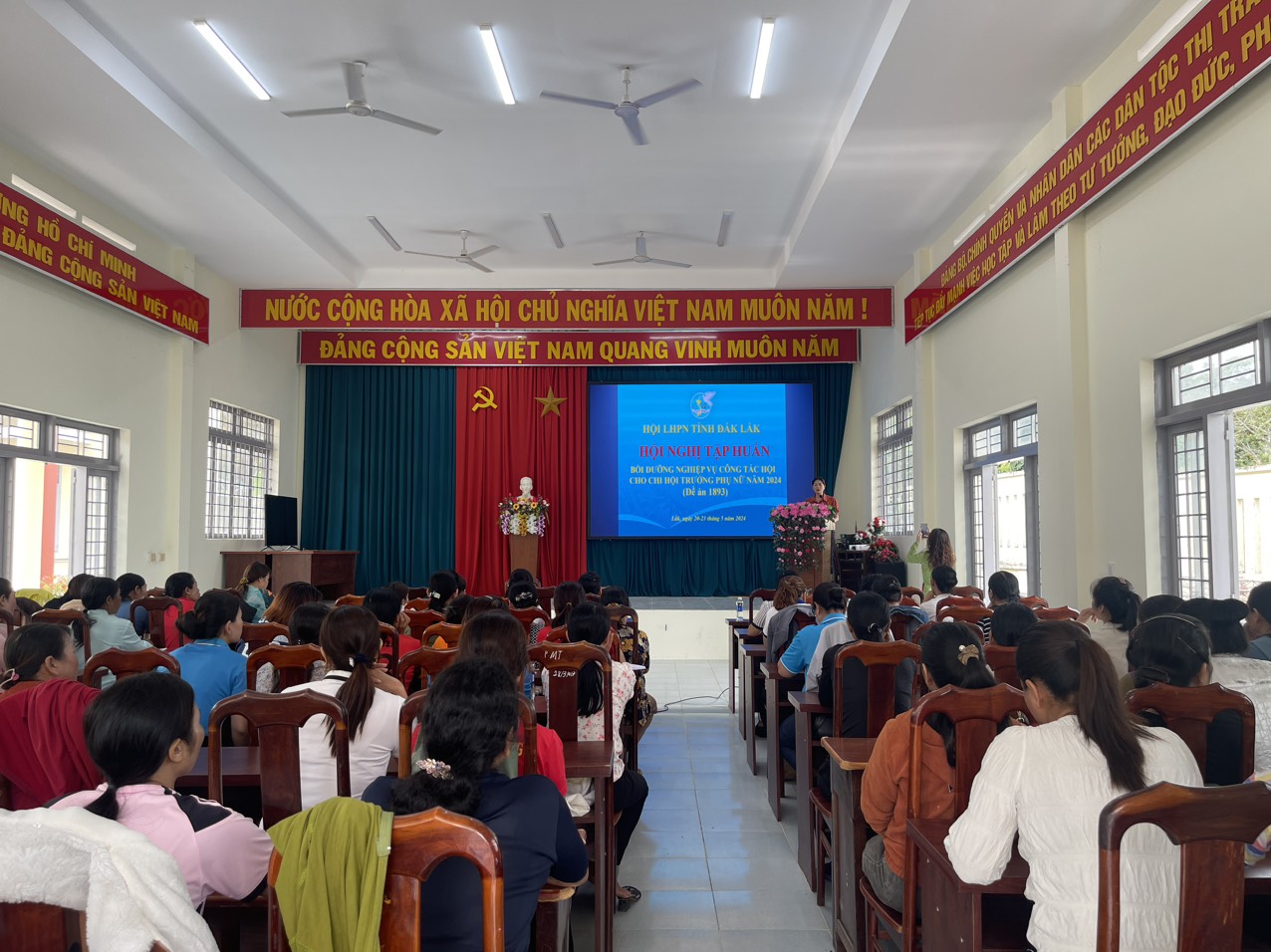 Bồi dưỡng nghiệp vụ công tác Hội cho Chi hội trưởng Phụ nữ năm 2024