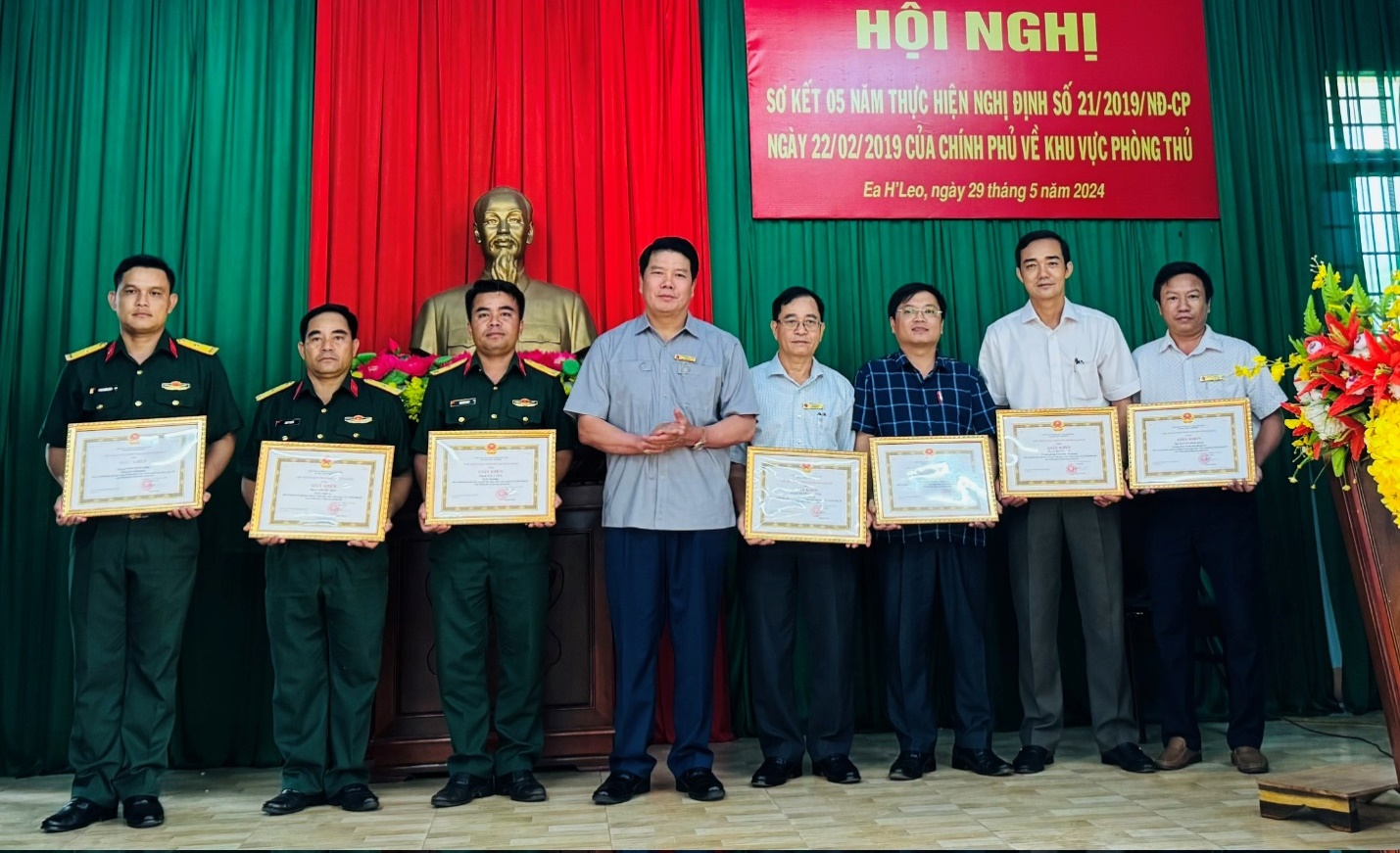 Huyện Ea H’Leo sơ kết 5 năm thực hiện Nghị định 21/2019/NĐ-CP về khu vực phòng thủ