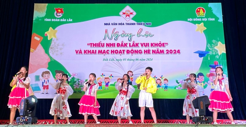 Sôi động các chương trình giải trí cho trẻ em nhân ngày Quốc tế Thiếu nhi 1/6