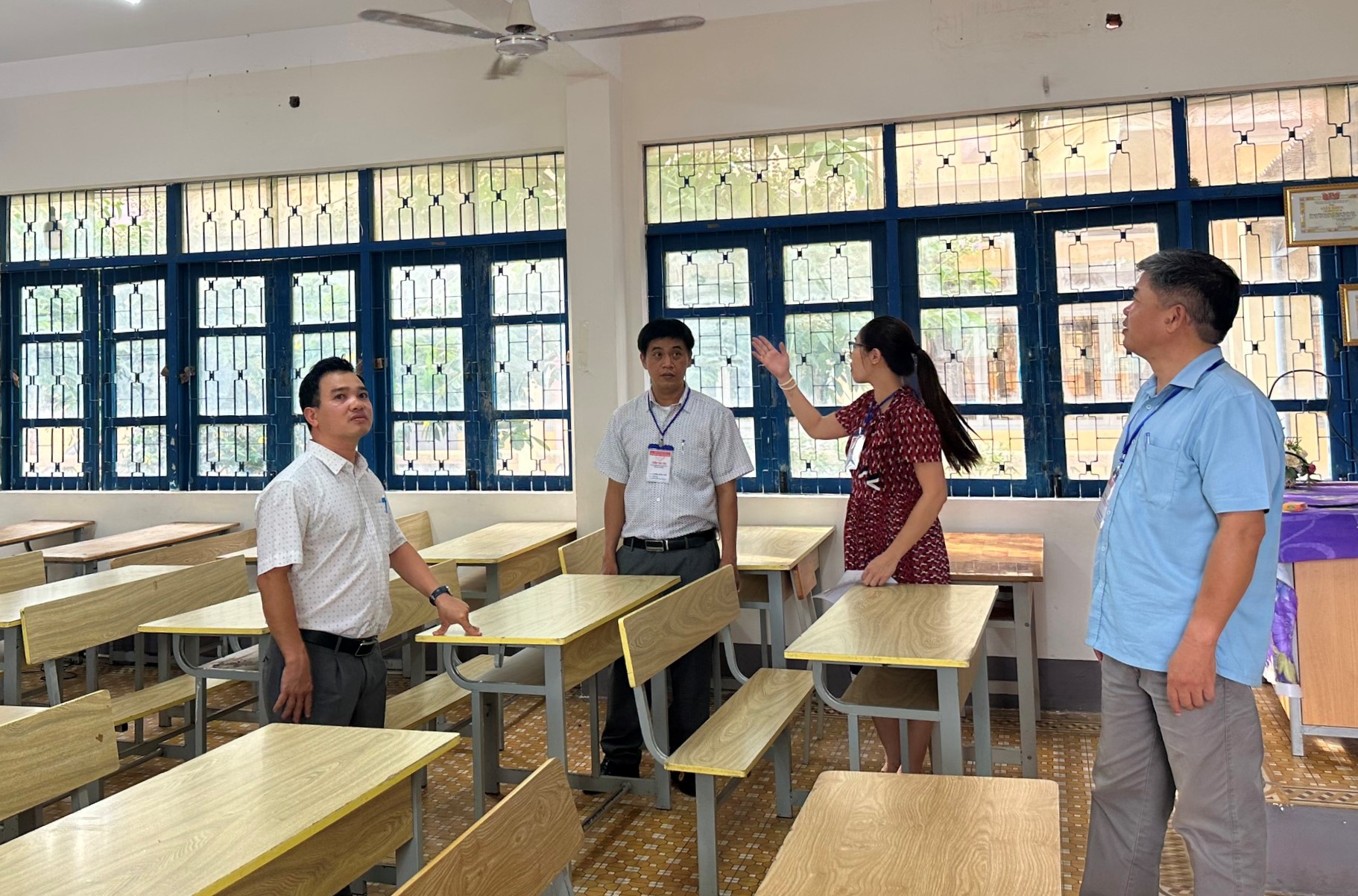 Kiểm tra công tác chuẩn bị cho Kỳ thi tuyển sinh vào lớp 10 THPT năm học 2024 – 2025