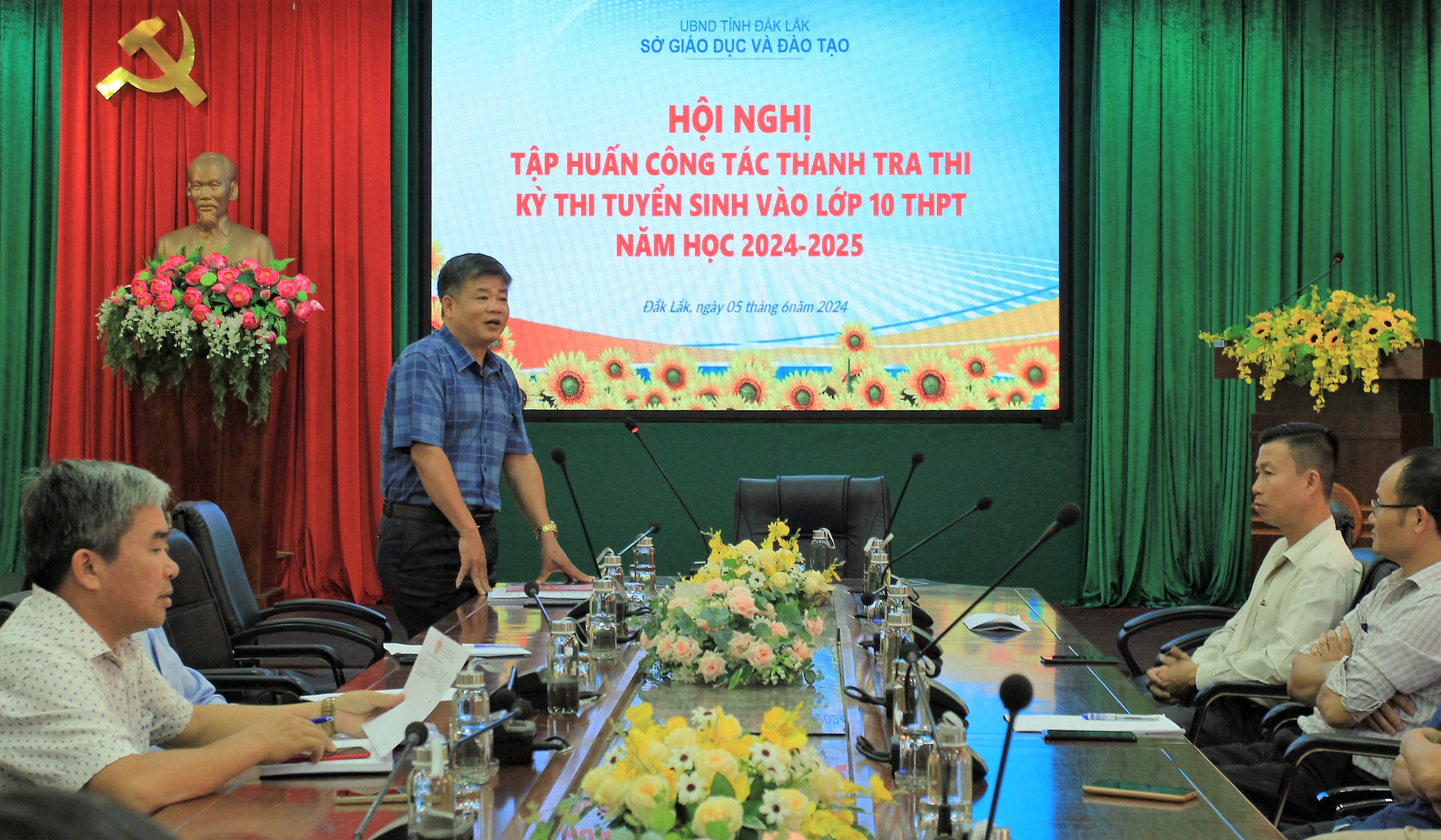 Tập huấn công tác thanh tra thi Kỳ thi tuyển sinh vào lớp 10 THPT năm học 2024 – 2025