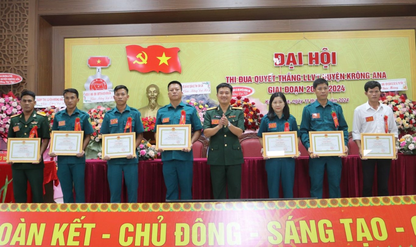Đại hội thi đua quyết thắng lực lượng vũ trang huyện Krông Ana