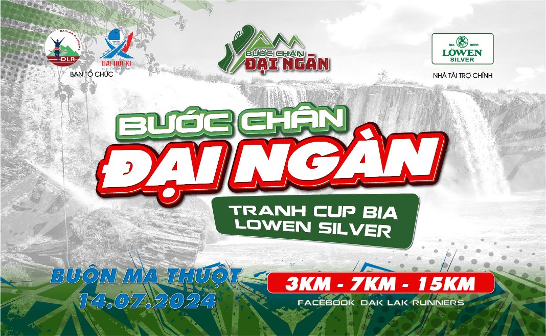 Tổ chức Giải việt dã “Bước chân đại ngàn” tại thành phố Buôn Ma Thuột