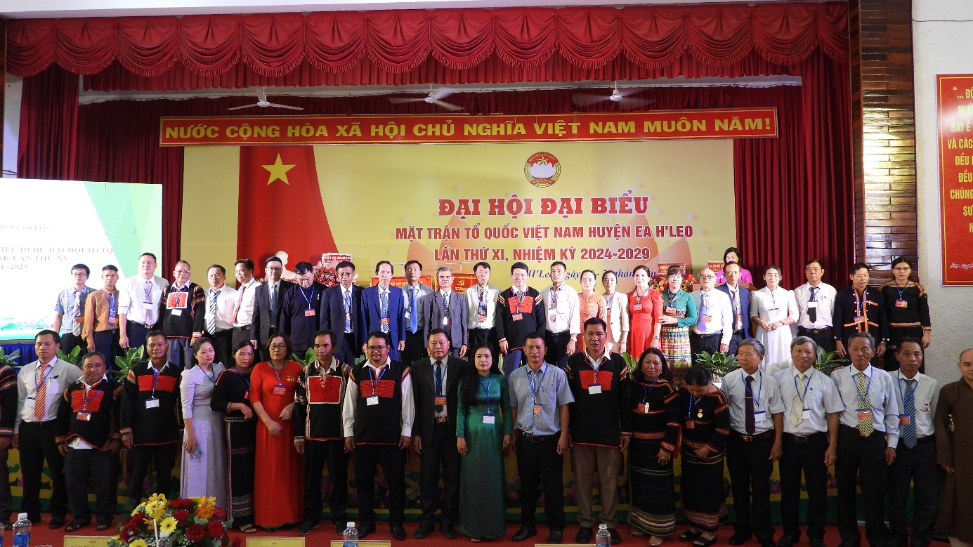 Đại hội đại biểu Ủy ban Mặt trận Tổ quốc Việt Nam huyện Ea H’Leo lần thứ XI nhiệm kỳ 2024 – 2029
