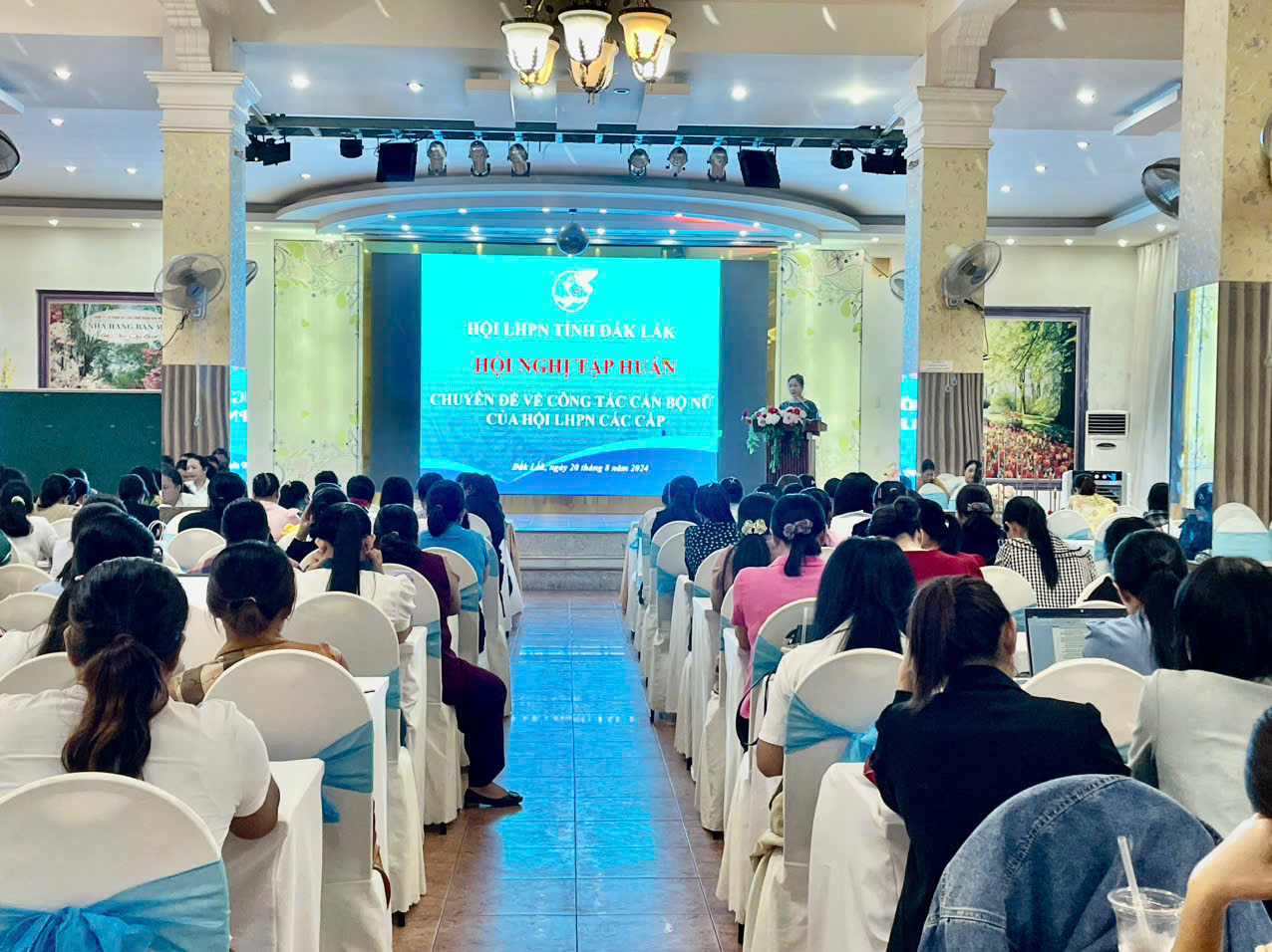 Tập huấn bồi dưỡng kiến thức, kỹ năng nghiệp vụ công tác Hội cho cán bộ Hội phụ nữ các cấp năm 2024