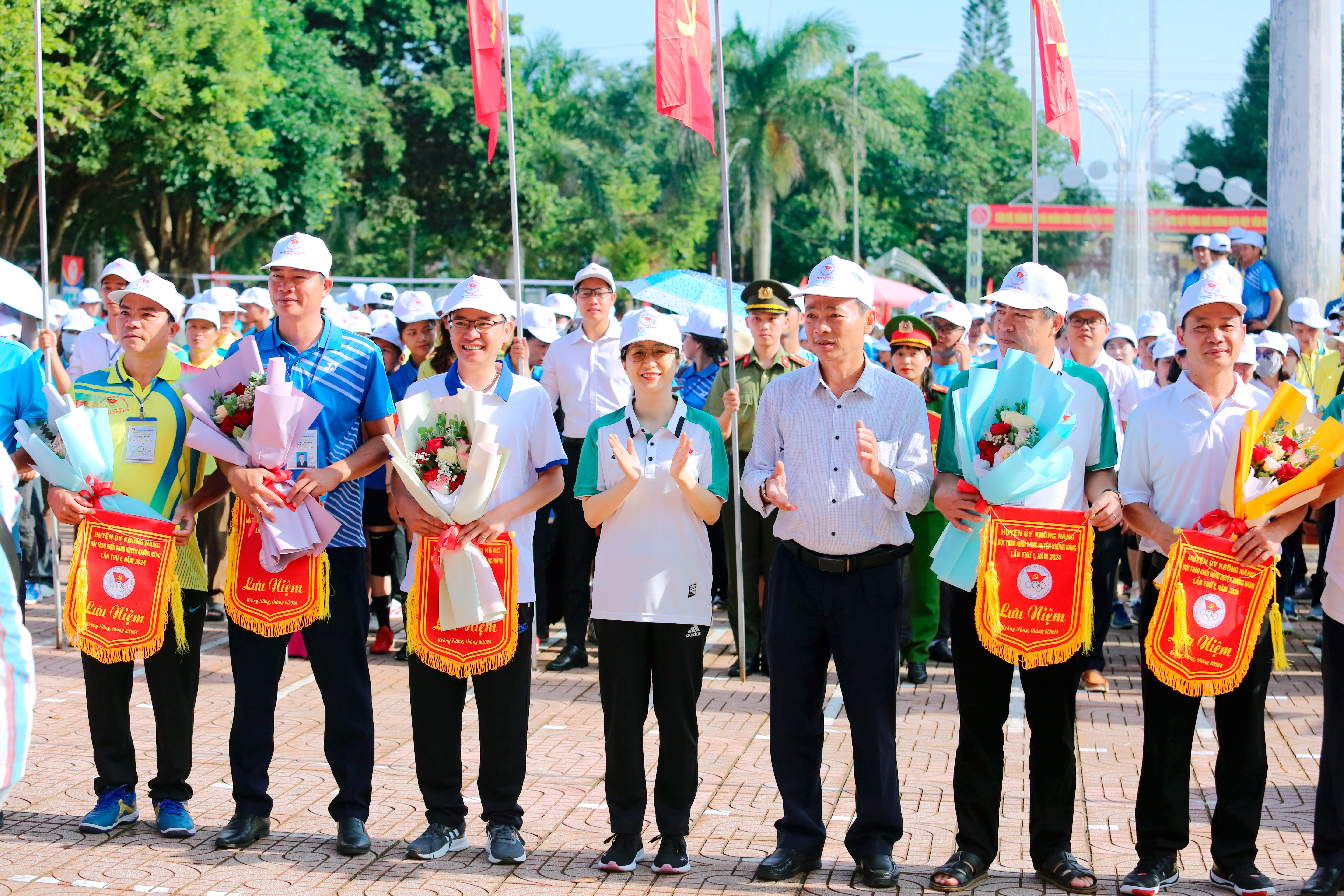 Khai mạc Hội thao khối Đảng huyện Krông Năng lần thứ I năm 2024