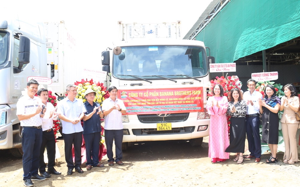 Xuất khẩu chính ngạch lô hàng chuối đầu tiên sang Mông Cổ