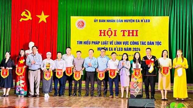 Hội thi tìm hiểu pháp luật về lĩnh vực công tác dân tộc huyện Ea H’Leo