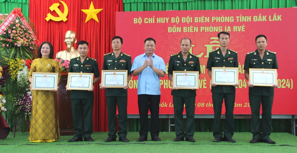 Đồn Biên phòng Ia Rvê kỷ niệm 20 năm ngày thành lập