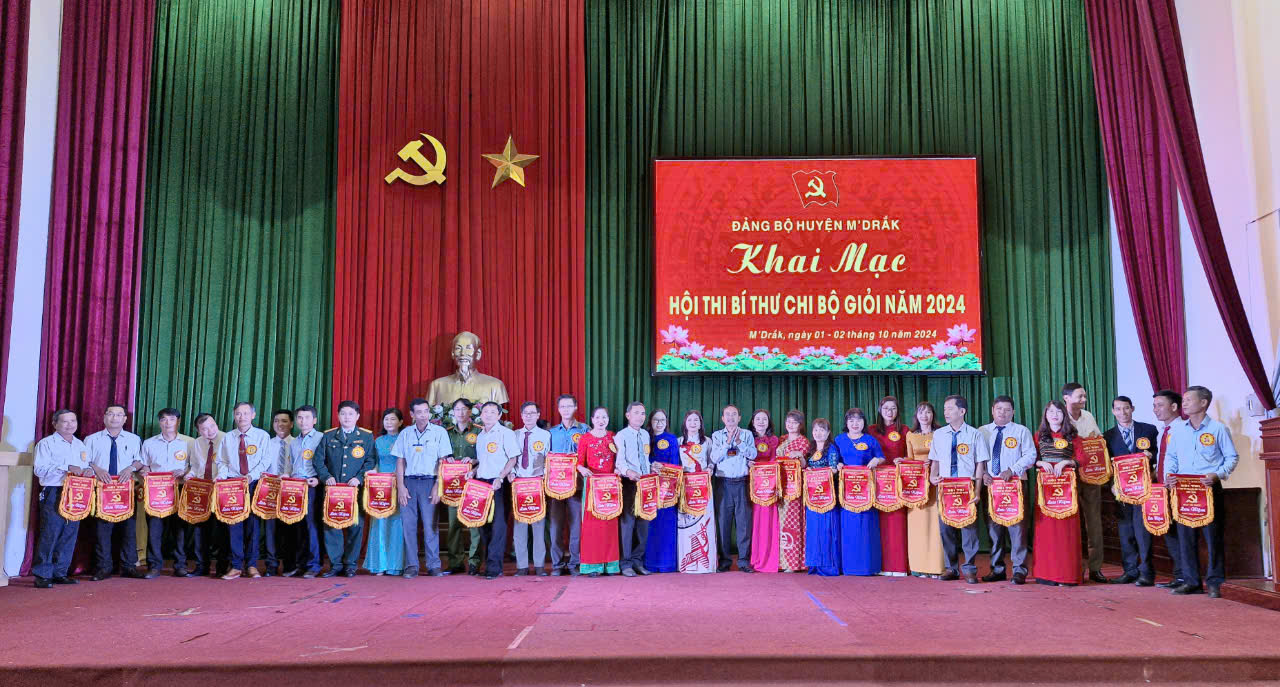 Khai mạc Hội thi Bí thư chi bộ giỏi huyện M’Drắk năm 2024